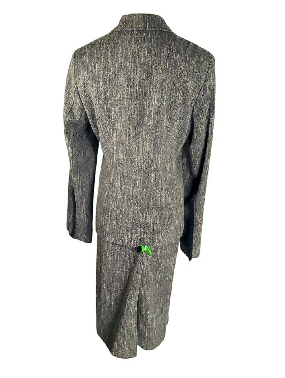Linea Domani Vintage Skirt Suit Set Fringe Accents 6 Academia Career Events Fall - Picture 11 of 14